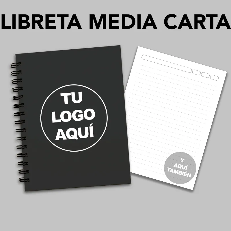 Libreta Personalizada Media Carta